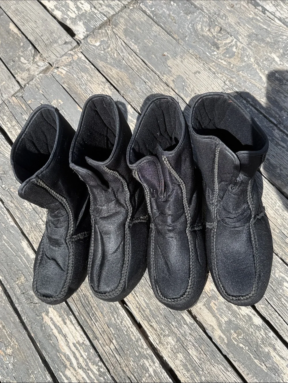 Men's Black Boot Liners- 2 Pair Bundle. Warm & Soft! Size 10
